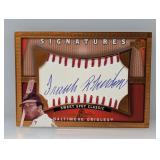 2005 UD SS Classic Frank Robinson Ball Relic Auto