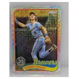 2024 Topps Chrome 35th Ann Robin Yount Mojo T89C-4