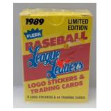 1989 Fleer Logo Stickers 6 Trading Cards 44 sealed