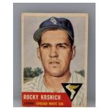 1953 Topps Rocky Krsnich Hi# Corners/Edges/Stain