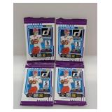 (4) 2025 Donruss Football 5 Card Packs