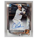 2025 Bowman Draft Caden Bodine 1st Chrome Auto