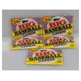 (5) 1988 Topps Big Series 3 Baseball Packs