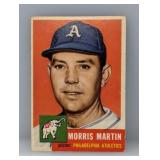 1953 Topps Morris Martin Hi# Corners/Edges/Wrinkle