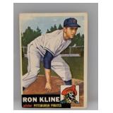 1953 Topps #175 Ron Kline Corners/Edges/Creases