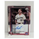 2025 Brooks Lee Topps Chrome RC Auto