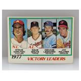 1978 Topps VCarlton Goltz Leonard, Palmer Corners