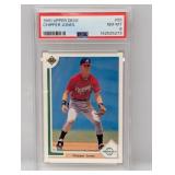 1991 UD Top Prospect Chipper Jones RC #55 PSA 8