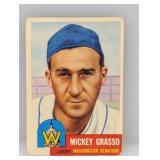 1953 Topps #148 Mickey Grasso Corners/Edges/Stain