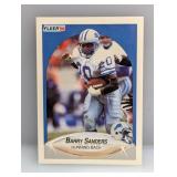 1990 Fleer Barry Sanders #284 Surface