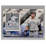 2022 Topps Aaron Judge Lou Gehrig Day Relic