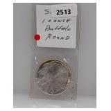 1oz .999 Silv Buffalo Round
