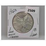 2023 1oz .999 Silv Mexico 1 Onza Libertad