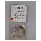 1oz .999 Silv Buffalo Round