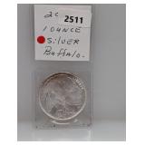 1oz .999 Silv Buffalo Round