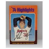 1975 Topps Nolan Ryan Corners/Edges/Surface/Stain