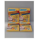(4) 1991 Donruss Baseballï¿½ Packs