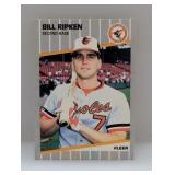 1989 Fleer Bill Ripken #616- black box on bat