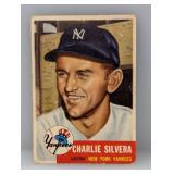 1953 Topps Charlie Silvera Corners/Edges/Creases