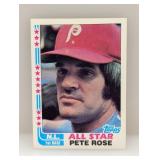 1982 Topps All Star Pete Rose #337 Stain