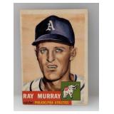 1953 Topps Ray Murray Hi# Athletics Corners/Edges
