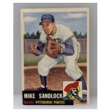 1953 Topps Mike Sandlock Hi# Corners/Edges/Surface