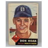 1953 Topps Don Hoak Corners/Edges/Creases/Stain