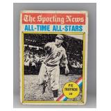 1976 Topps All Time All Stars Pie Traynor Damaged
