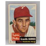 1953 Topps Granville Hamner Phillies Corners/Edges