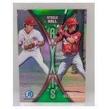 2025 Bowman Ch Hall /99 Green Ref Line/Scratch