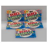 (5) 1988 Topps Big Series 1 Baseball Packs