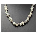 Expands to 22" Necklace W Ornamental Spacer Beads