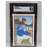 1989 Bowman Ken Griffey Jr #220 SGC 8