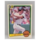 1983 Donruss Wade Boggs RC #586 Edge