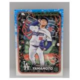 2024 Topps Holiday Yoshinobu Yamamoto. Rookie #88