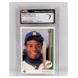 1989 Upper Deck Ken Griffey, Jr. RC #1 CGC 7