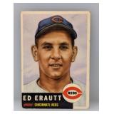 1953 Topps #226 Ed Erautt (Hi#) Reds Corners/Edges