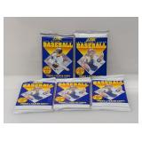 (5) 1992 Score Series 2 Baseball Packs