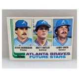 1982 Topps Bedrosian Butler and Larry Owen Surface
