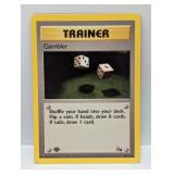 Pokï¿½mon 1999 1st Edition Gambler 60 *LP