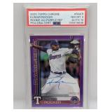2025 Topps Ch RC Purple Rocker RC Auto /250 PSA 8