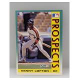 1992 Fleer Prospects Kenny Lofton RC #655