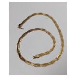 19" 14k GP Necklace Missing Clasp