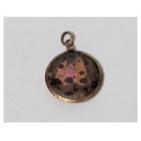 Gold Filled Real Butterfly Wing Pendant