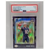 2024 Prizm Optic Purple Shock RRC Maye RC PSA 5