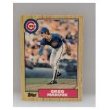 1987 Topps Traded Greg Maddux RC #70T