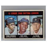 1967 Topps ROBINSON/OLIVA/KALINE 239 Corners/Stain