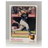 2022 Topps Heritage Cal Raleigh RC #367 Edges