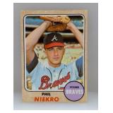 1968 Topps Baseball Phil Niekro HOF 257