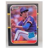 1987 Donruss Rated Rookie Greg Maddux RC #36